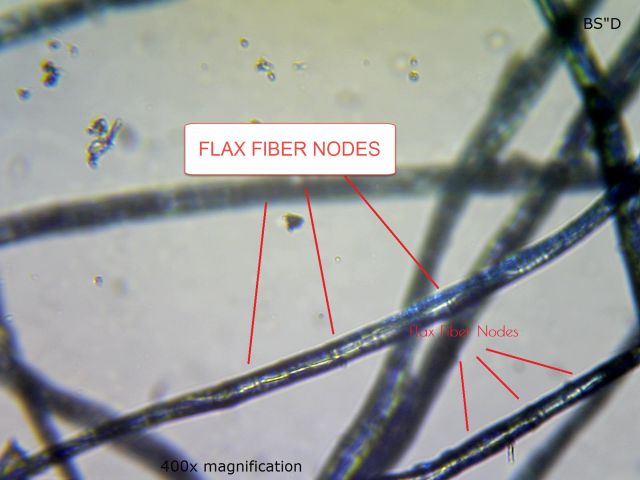 400x flax-lurex Fiber